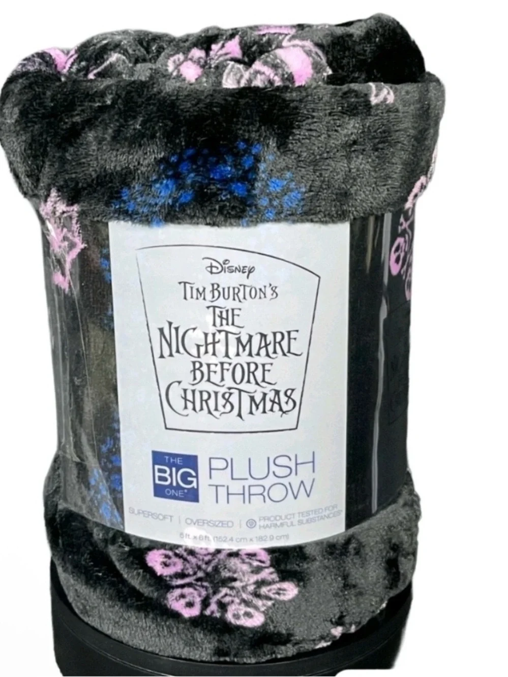 Disney’s The Nightmare Before Christmas Plush Throw Blanket The Big One
